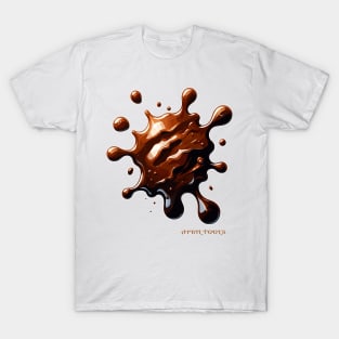 Faux Coffee Spill - April Fool's T-Shirt